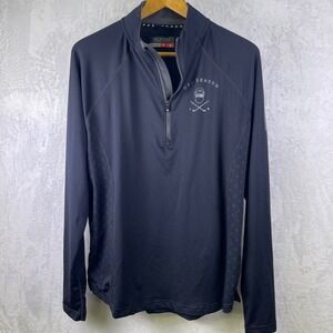 Off‎ Season Pure Hockey Pullover Black Athletic Long Sleeve Mens Medium